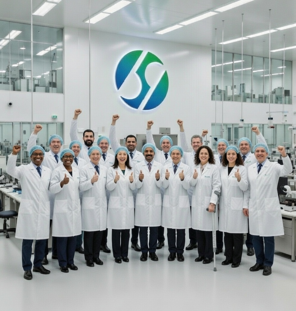 QSC team at Qingdao Sigma Chemical facility