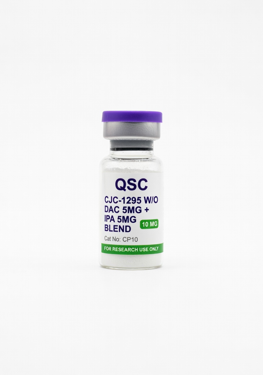 CJC-1295 w/o DAC 5mg + IPA 5mg Blend 10mg*10vials — QSC product photo