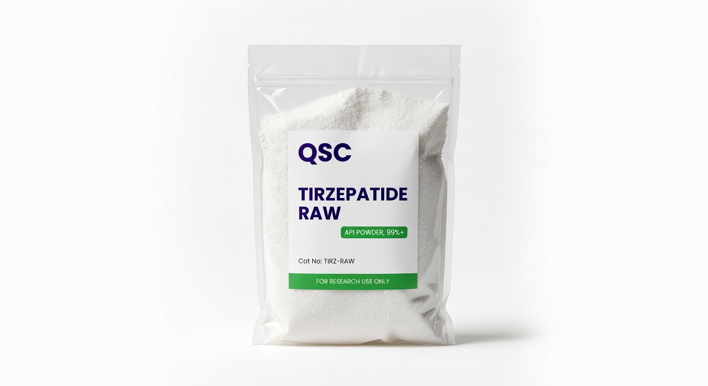 Tirzepatide Raw API Powder, 99%+ — QSC product photo
